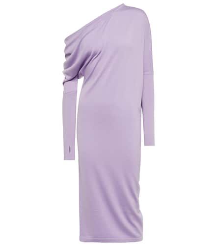 One-shoulder cashmere and silk midi dress - Tom Ford - Modalova