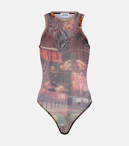 Printed jersey bodysuit - Jean Paul Gaultier - Modalova
