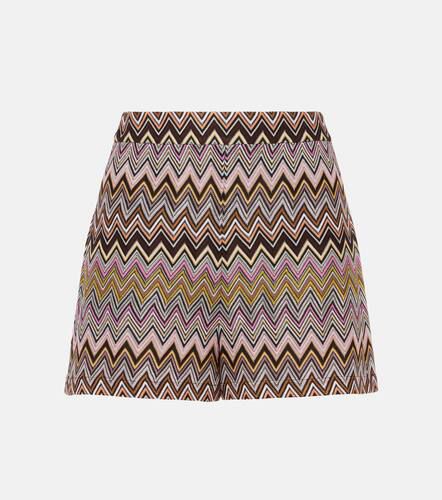 High-Rise Shorts aus Häkelstrick - Missoni - Modalova