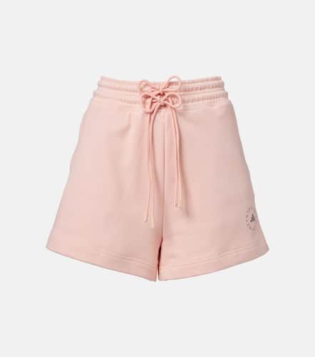 Shorts in spugna di cotone - Adidas by Stella McCartney - Modalova