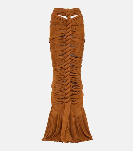 Balmain Twisted cutout maxi skirt - Balmain - Modalova