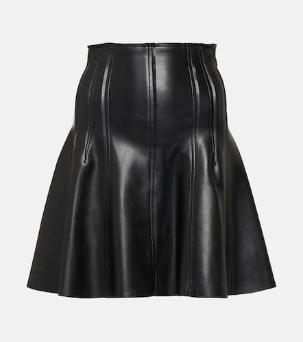 Grace faux leather miniskirt - Norma Kamali - Modalova