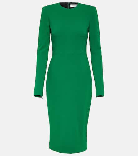 Wool-blend midi dress - Victoria Beckham - Modalova