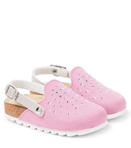 Embellished slingback clogs - Monnalisa - Modalova