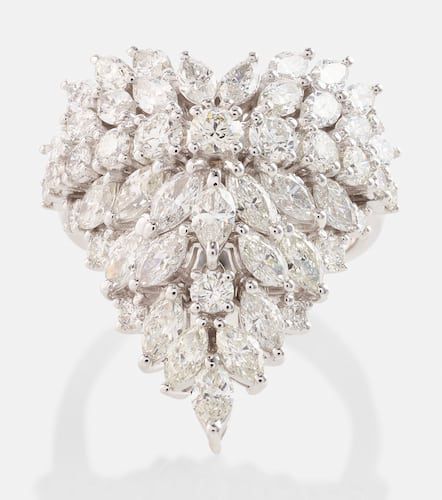 Y-Not Ring aus 18kt Weißgold mit Diamanten - Yeprem - Modalova