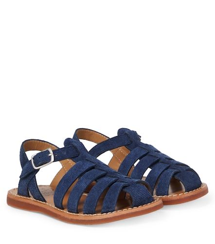 Plage-Stitch Dad suede sandals - Pom d'Api - Modalova