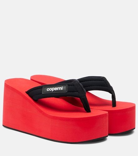 Coperni Logo platform thong sandals - Coperni - Modalova