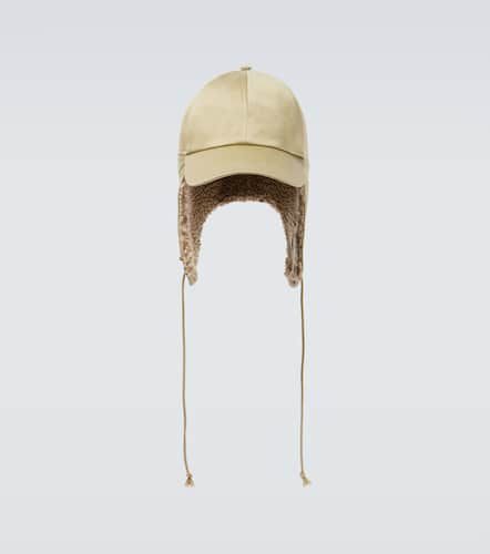 Cappello in cotone con shearling sintetico - Burberry - Modalova