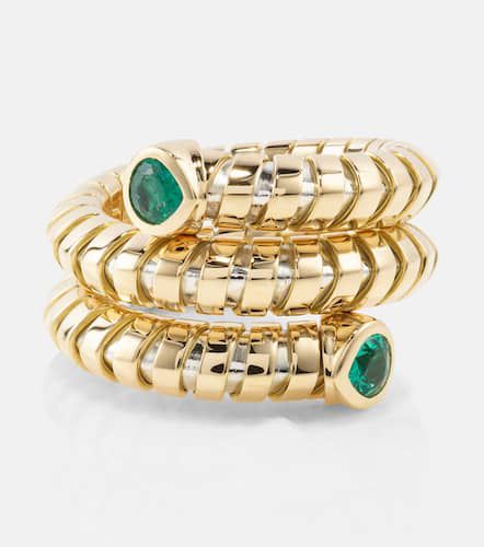 Trisola 18kt ring with emeralds - Marina B - Modalova