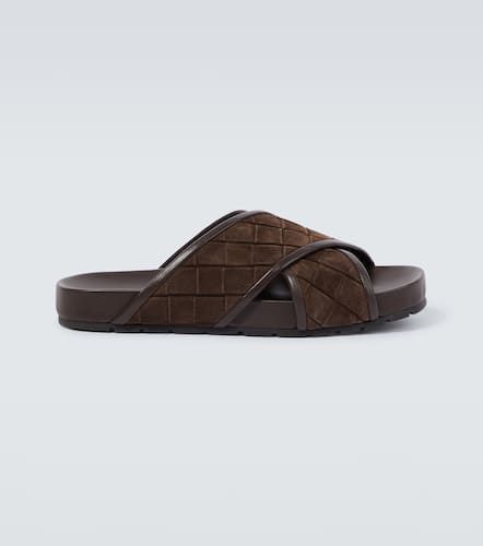 Slides Tarik in suede - Bottega Veneta - Modalova