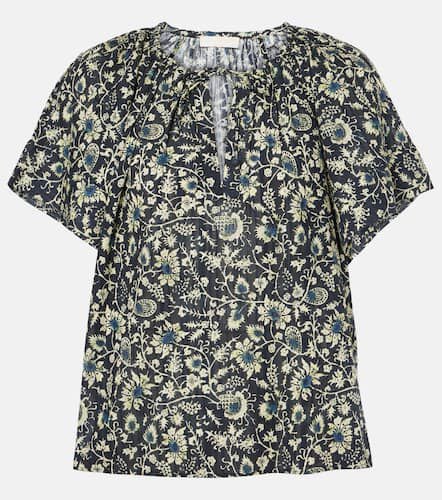 Top Sena de mezcla de algodón estampado - Ulla Johnson - Modalova