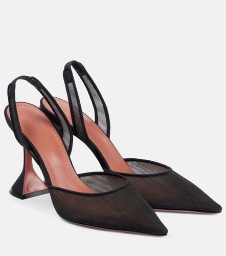 Slingback-Pumps Holli aus Mesh - Amina Muaddi - Modalova