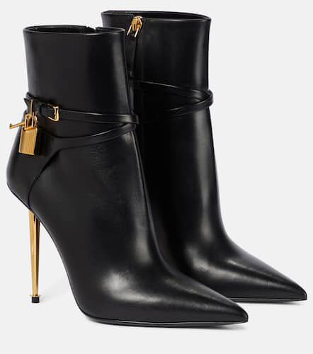 Ankle Boots Padlock aus Leder - Tom Ford - Modalova