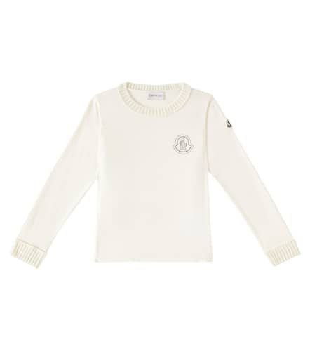 Camiseta de algodón adornada - Moncler Enfant - Modalova