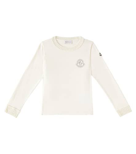 Camiseta de algodón adornada - Moncler Enfant - Modalova