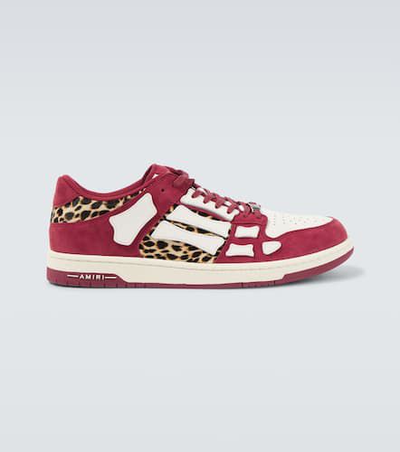 Leopard Skel Top Low leather sneakers - Amiri - Modalova