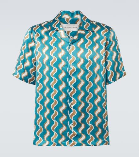 Camisa Roberto de seda estampada - Frescobol Carioca - Modalova