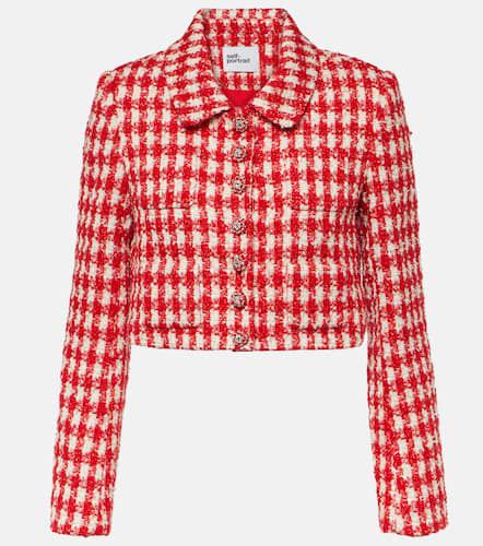 Houndstooth bouclÃ© jacket - Self-Portrait - Modalova