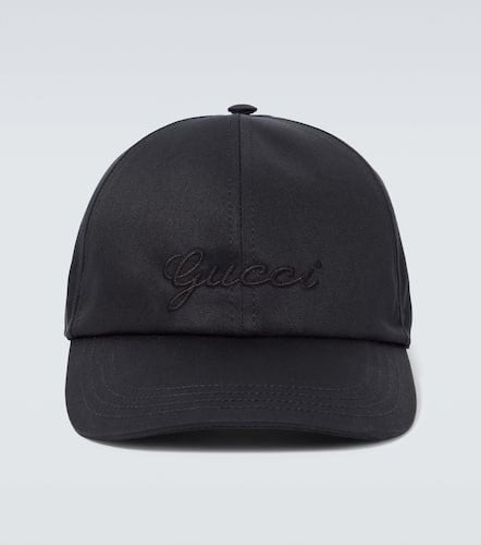 Gorra de algodón bordada con logo - Gucci - Modalova