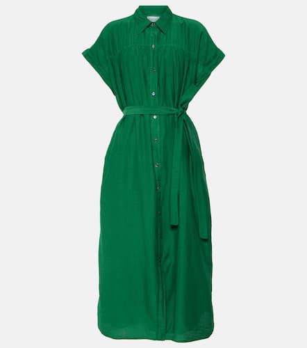 Marla cotton and silk shirt dress - Velvet - Modalova