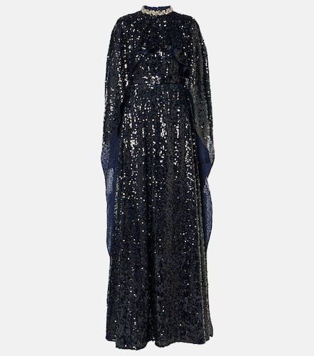 Erdem Sequined caped gown - Erdem - Modalova