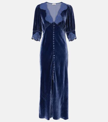 Simone lace-trimmed velvet maxi dress - Rixo - Modalova