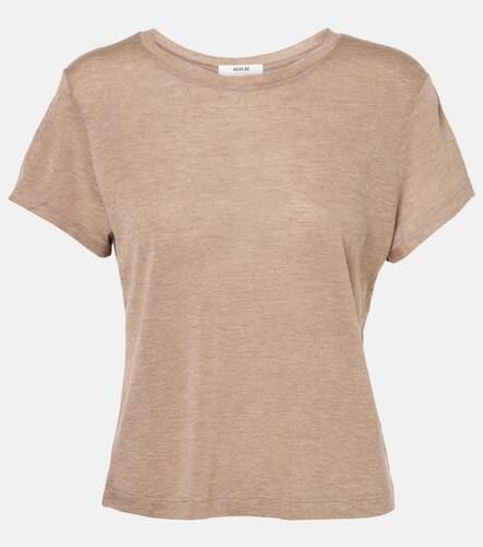 Camiseta cropped Adine de jersey - Agolde - Modalova