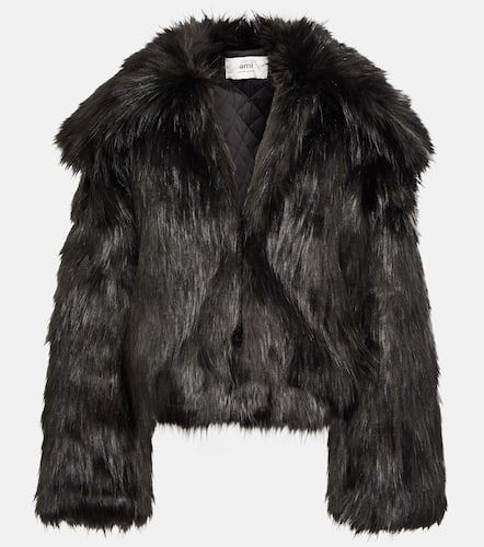 Ami Paris Faux fur coat - Ami Paris - Modalova