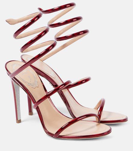 Cleo 105 mirrored leather sandals - Rene Caovilla - Modalova