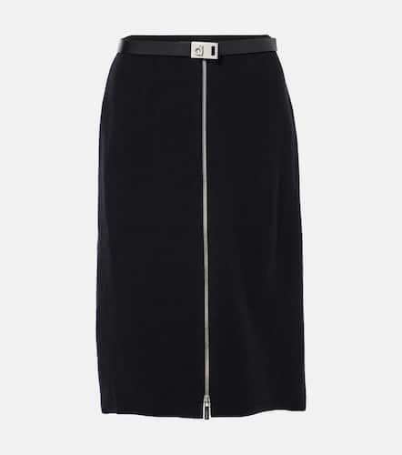 Zip-up belted pencil skirt - Ferragamo - Modalova