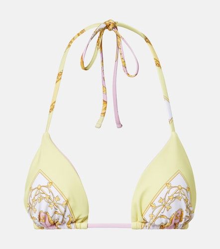 Top de bikini triangular Barocco - Versace - Modalova