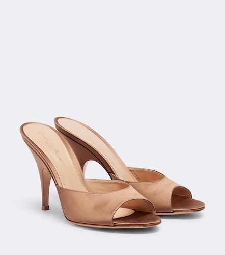 Mules Sofia de satén - Gianvito Rossi - Modalova
