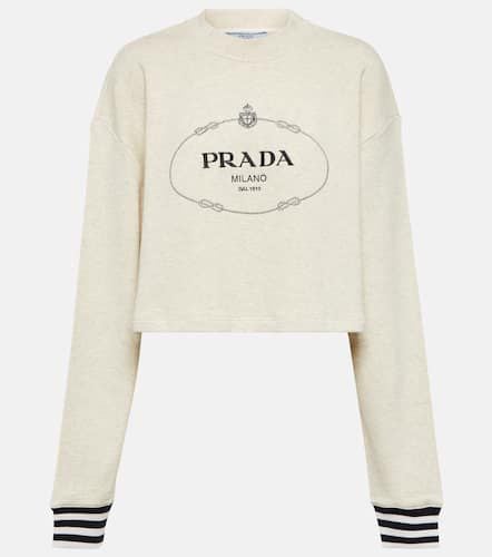 Prada Logo cotton sweater - Prada - Modalova