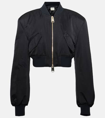 Reggie oversized satin bomber jacket - Khaite - Modalova