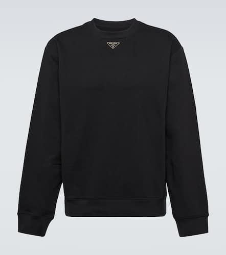 Prada Logo cotton sweatshirt - Prada - Modalova