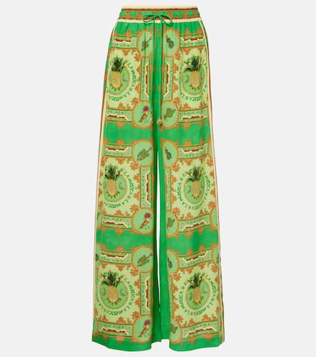 AlÃ©mais La Musica printed silk palazzo pants - Alemais - Modalova