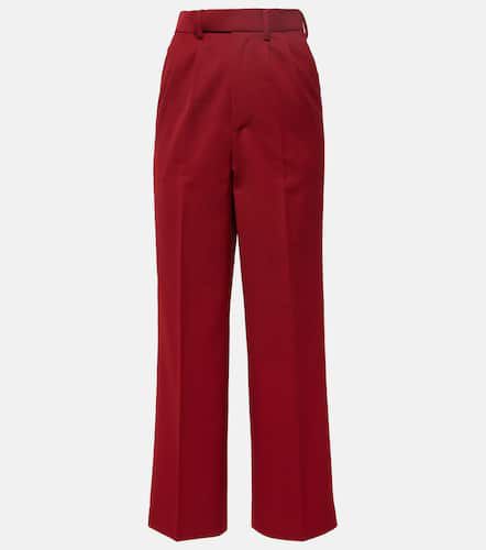 High-rise wool-blend wide-leg pants - Jacques Wei - Modalova