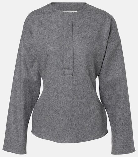 Top Henley en laine et cachemire - Victoria Beckham - Modalova
