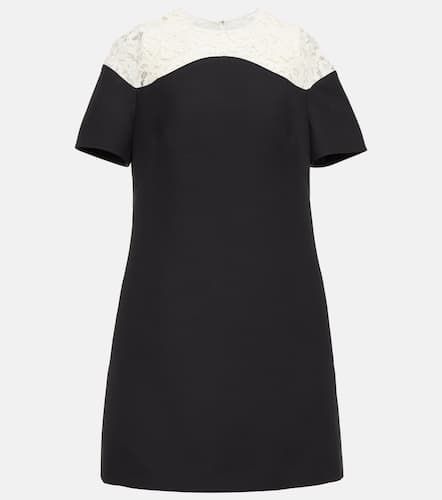 Crêpe Couture lace-trimmed minidress - Valentino - Modalova