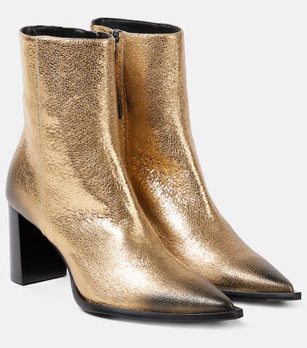 Metallic leather ankle boots - Dorothee Schumacher - Modalova