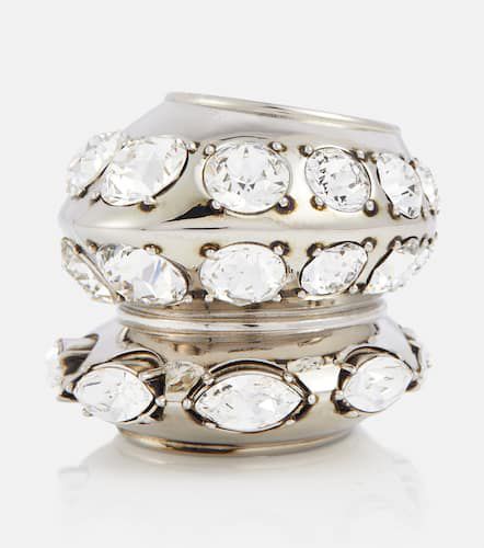 Accumulation crystal-embellished ring - Alexander McQueen - Modalova