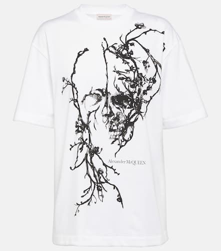 T-Shirt aus Baumwoll-Jersey - Alexander McQueen - Modalova