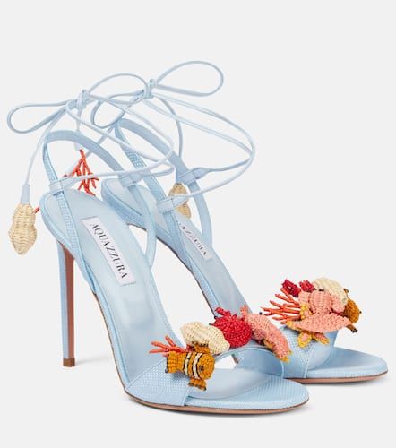 Aquazzura Sandalias Marea de rafia - Aquazzura - Modalova