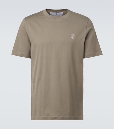 Camiseta de jersey de algodón - Brunello Cucinelli - Modalova