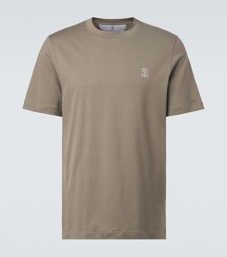 Camiseta de jersey de algodón - Brunello Cucinelli - Modalova