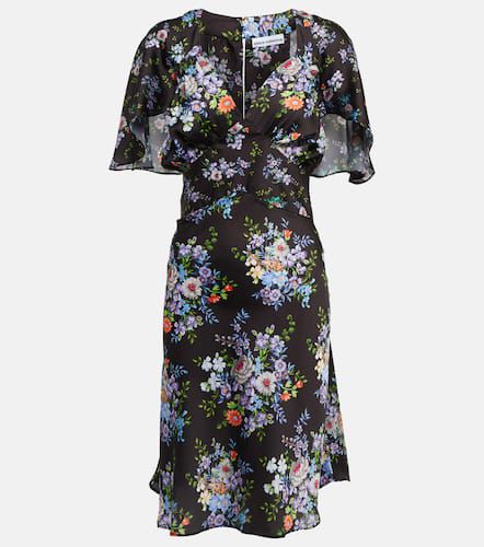 Rabanne Floral satin midi dress - Rabanne - Modalova