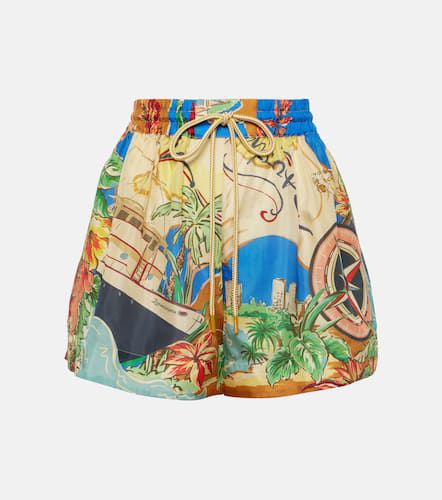 Alight printed silk shorts - Zimmermann - Modalova