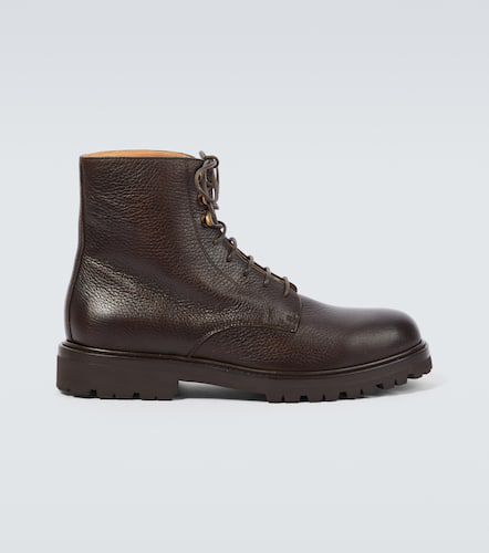 Leather lace-up boots - Brunello Cucinelli - Modalova