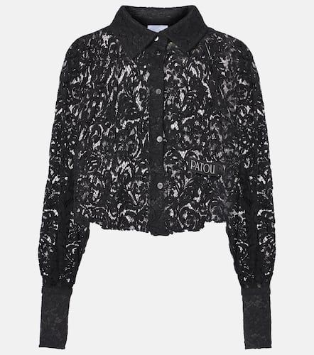 Patou Cropped lace blouse - Patou - Modalova