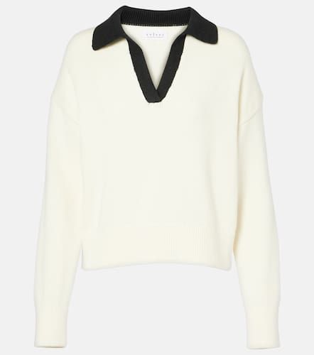 Lucie cotton and cashmere polo sweater - Velvet - Modalova